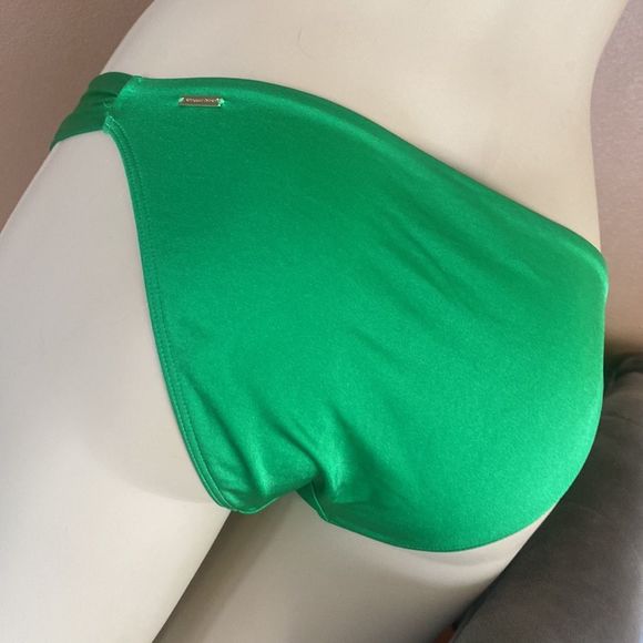 Victoria’s Secret BOMBSHELL Bikini Swim Bra Panties swimsuit Kelly Green RARE - Picture 7 of 11